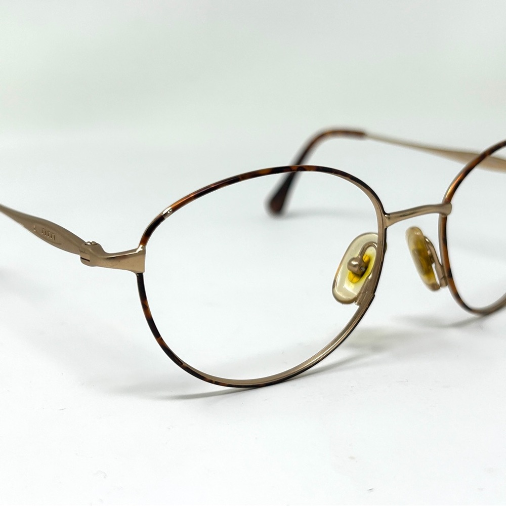 Vintage GUCCI GG2293 DR4 55 [] 18 135 tortoise Gold Eyeglassses Frame Only Italy - Picture 11 of 16